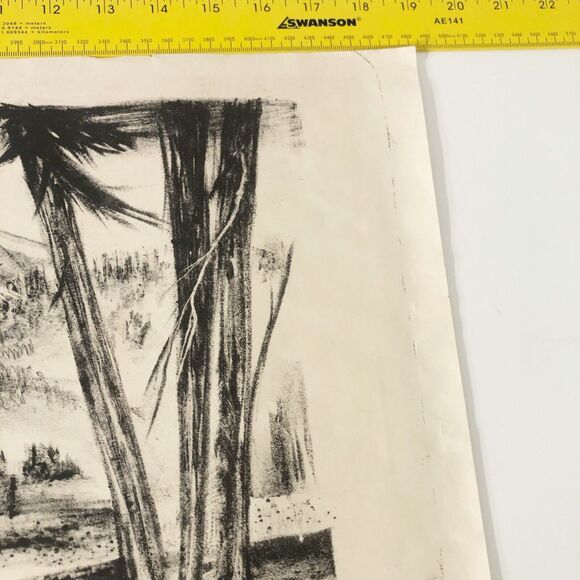 Jeanne Moment Art Print Reed College Oregon Untitled Landscape 1952 #9/? - Picture 5 of 13